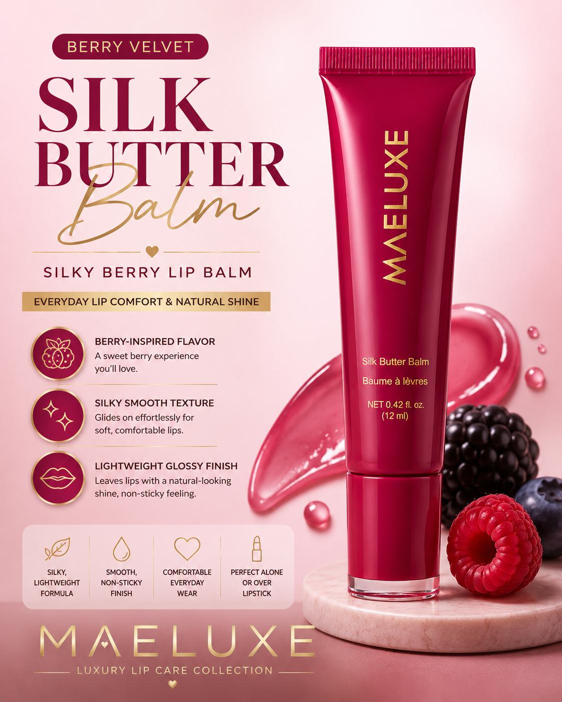 Berry Velvet Silk Butter Balm
