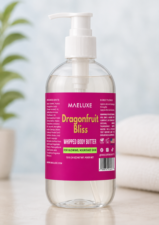 MAELUXE Dragon Fruit Bliss Nourishing Body Oil.