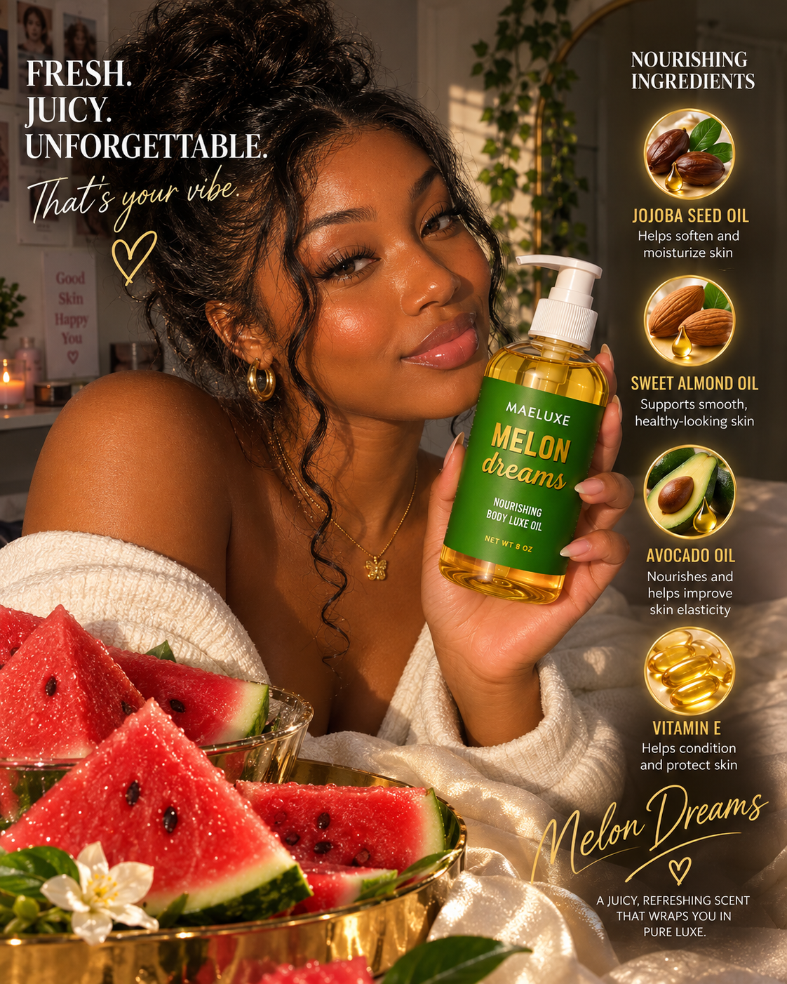 Melon Dreams Nourishing Body Oil