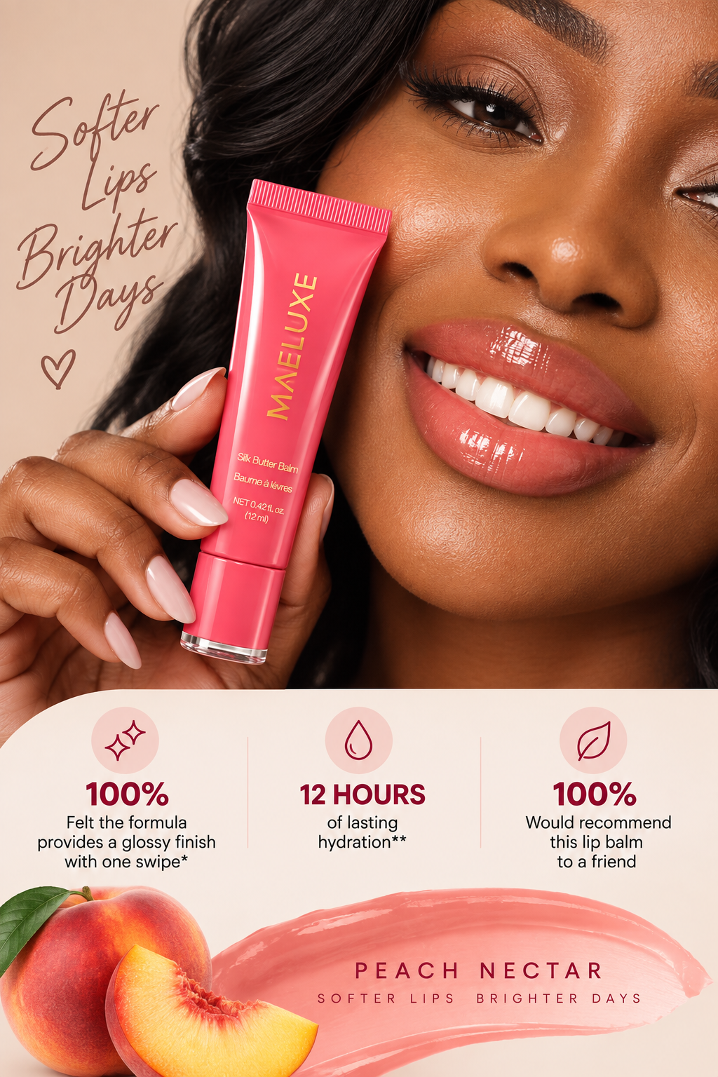 Peach Nectar Silk Butter Balm