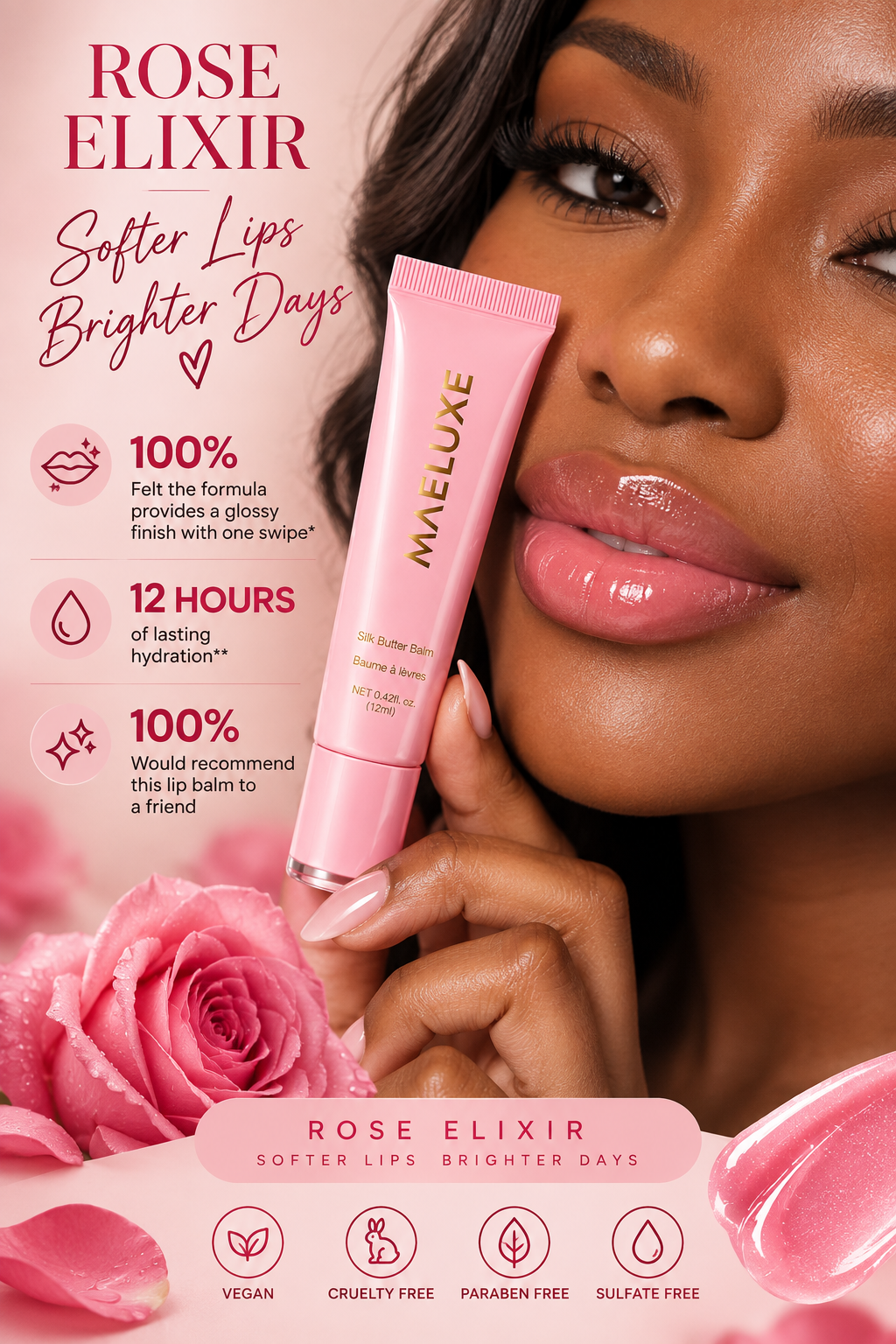 Berry Velvet + Rose Elixir Silk Butter Balm Duo